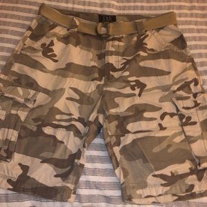CSG men’s camouflage cargo shorts